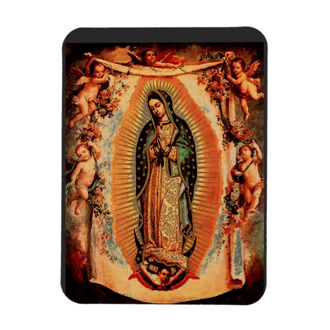 Imán Nuestra Señora de Guadalupe (Vertical)