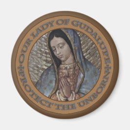 IMÁN NUESTRA SEÑORA DE GUADALUPE PROTEGE A LOS NACIDOS
