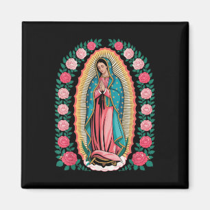 Imán Nuestra Señora De Guadalupe Sant Mary Impresión Po