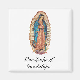 Imán Nuestra Señora de Guadalupe Tilma Milagrosa Arte F