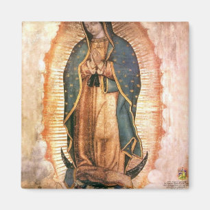 Imán Nuestra Señora De Guadalupe Vintage