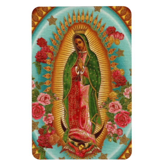 Imán Nuestra Señora de la Guadelupe Flexi Magnet (Vertical)