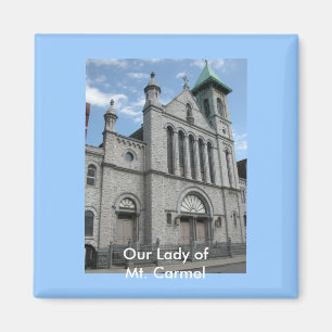 Imán Nuestra señora de la iglesia del monte Carmelo