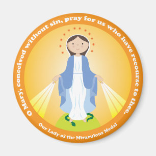 Imán Nuestra señora de la medalla milagrosa