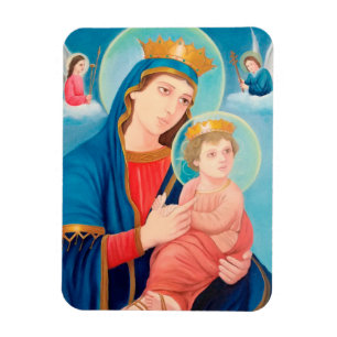 Imán Nuestra Señora de la Perpetua Ayuda Católica
