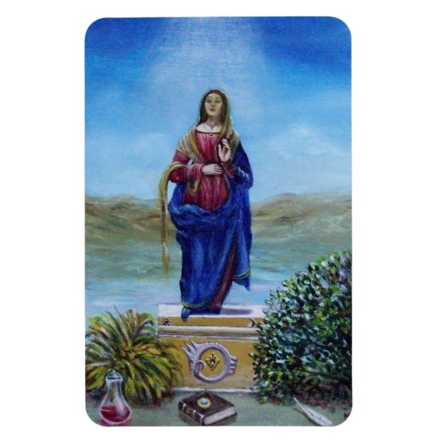 Imán NUESTRA SEÑORA DE LIGERA Madonna de inmaculada con (Vertical)