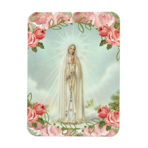 Imán Nuestra señora de los rosas rosados de Fátima