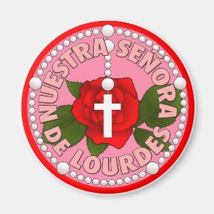 Imán Nuestra Señora de Lourdes