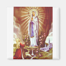 Imán Nuestra Señora de Lourdes