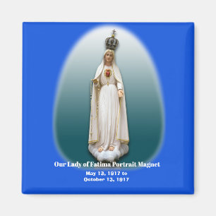 Imán Nuestra señora del retrato Magnt de Fátima