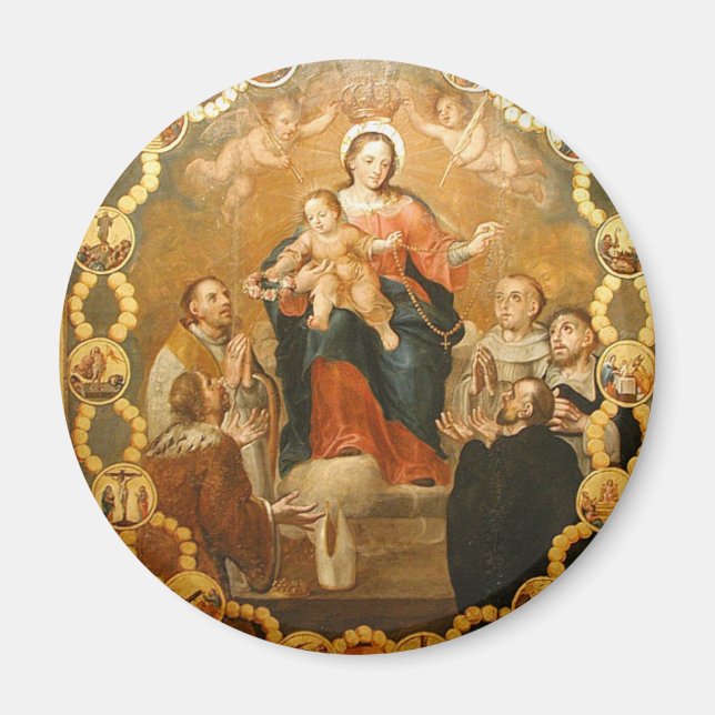 IMÁN NUESTRA SEÑORA DEL ROSARIO (Frente)