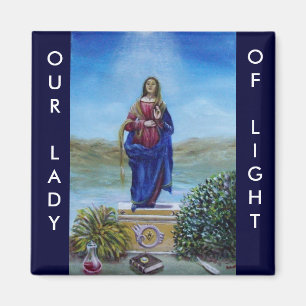 Imán NUESTRA SEÑORA OF LIGHT Madonna de la Inmaculada