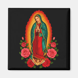 Imán Nuestra Señora Virgen De Guadalupe Santa Virgen Ma