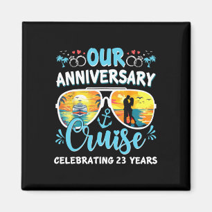 Imán Nuestro Crucero de Aniversario Celebrando 23 Años