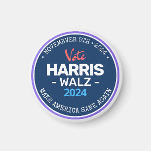 Imán Nuestro Make America Sane de nuevo Harris Walz 202