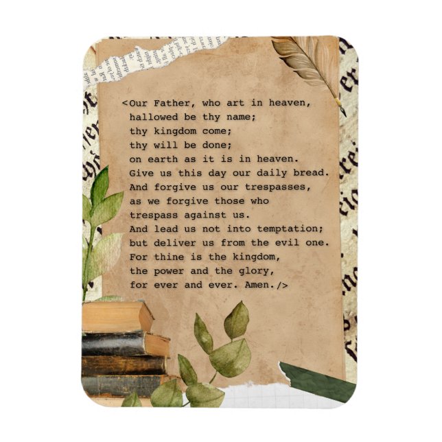 Imán Nuestro Padre ... El Padrenuestro (Vertical)