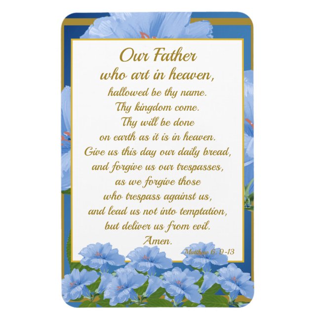 Imán Nuestro Padre Oración Mateo 6:9-13 (Vertical)