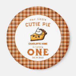 Imán Nuestro Pequeño Día De Pi De Cutie Primer Cumpleañ