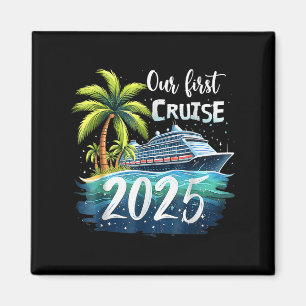 Imán Nuestro Primer Crucero 2025 Juntos Viaje Familiar