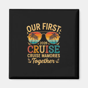 Imán Nuestro Primer Crucero Juntos 2026 Crucero Familia