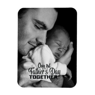 Imán Nuestro primer día del padre juntos