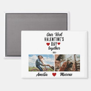 Imán Nuestro primer El día de San Valentín juntos 2 fot