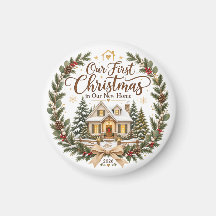 Nuestro Primer Navidad en Nuestra Nueva Casa Adorn