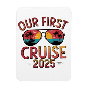 Imán Nuestro primer viaje en crucero 2025 coincidiendo