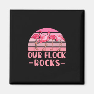 Imán Nuestro rebaño rocas Flamingos amante vacaciones f