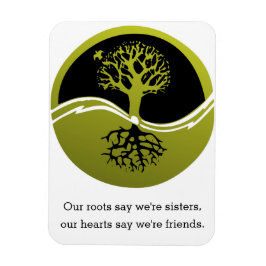 Imán Nuestros corazones dicen que somos amigos