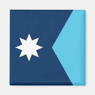 Imán nueva bandera del estado de Minnesota símbolo EE.