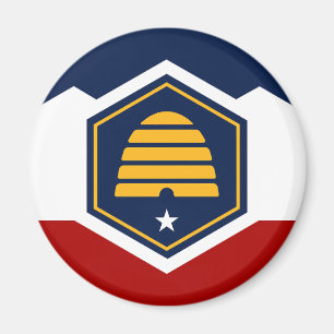 Imán Nueva bandera del estado de Utah