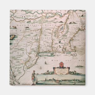 Imán Nueva Bélgica, placa del "atlas Contractus" c.167