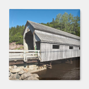 Imán Nueva Brunswick, Canadá. Río irlandés cubierto