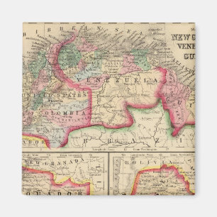 Imán Nueva Granada, Venezuela, Mapa Guayana de Mitchell