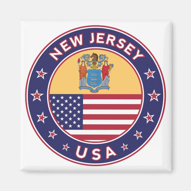 Imán Nueva Jersey (Frente)