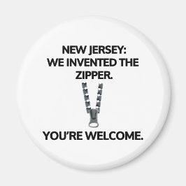 Imán Nueva Jersey: Inventamos el cierre.