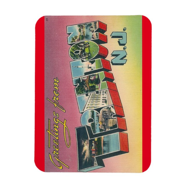 Imán Nueva Jersey, Trenton Magnet (Vertical)