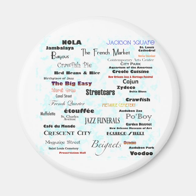 Imán Nueva Orleans (Frente)