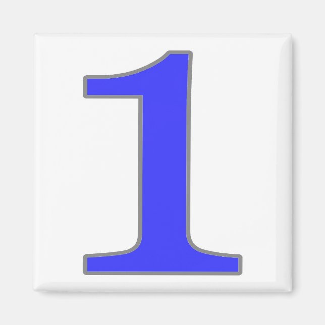 Imán Nueva Orleans Blue Tile (Frente)