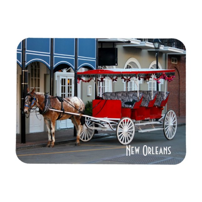 Imán Nueva Orleans Carriage (Horizontal)