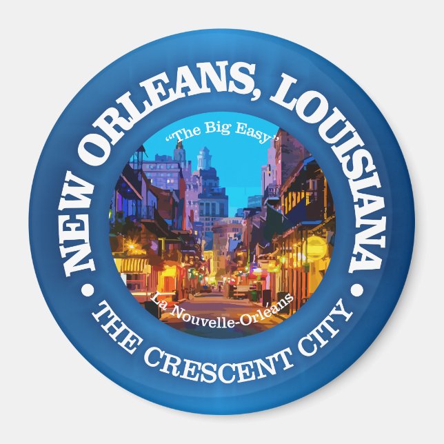 Imán Nueva Orleans (ciudades) (Frente)