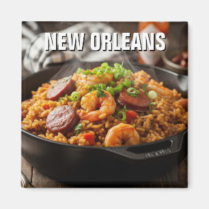 Imán Nueva Orleans Louisiana Jambalaya
