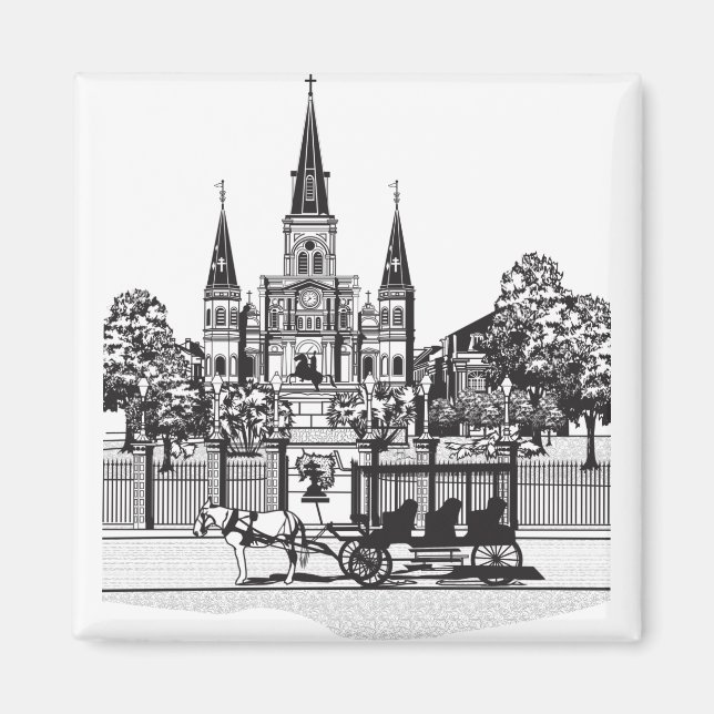 Imán Nueva Orleans, Luisiana (Frente)