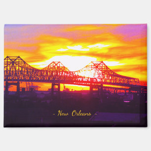 Imán Nueva Orleans, Luisiana, EE. UU. --- Puente Downto