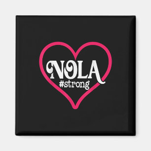 Imán Nueva Orleans Nola Strong Heart Tee New Orleans