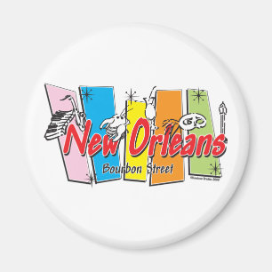 Imán Nueva Orleans-Retro