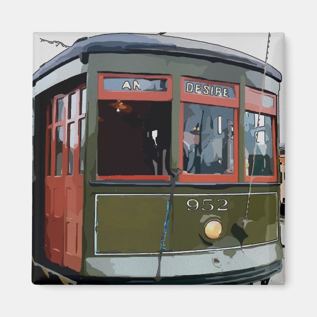Imán Nueva Orleans Streetcar Desire (Frente)