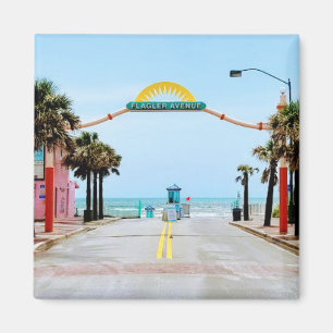 Imán Nueva playa de Smyrna, Florida Flagler Avenue