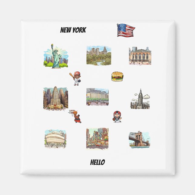 Imán Nueva York (Frente)